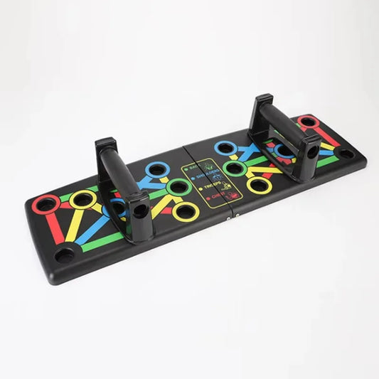 Planche de Pompes Multifonctionnelle Pliable - Pack Musculation Complet
