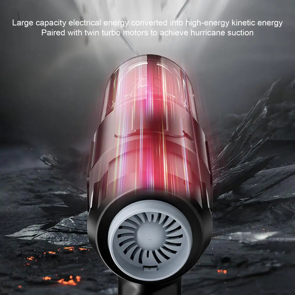 Aspirateur de Voiture Sans Fil Puissant 5500Pa