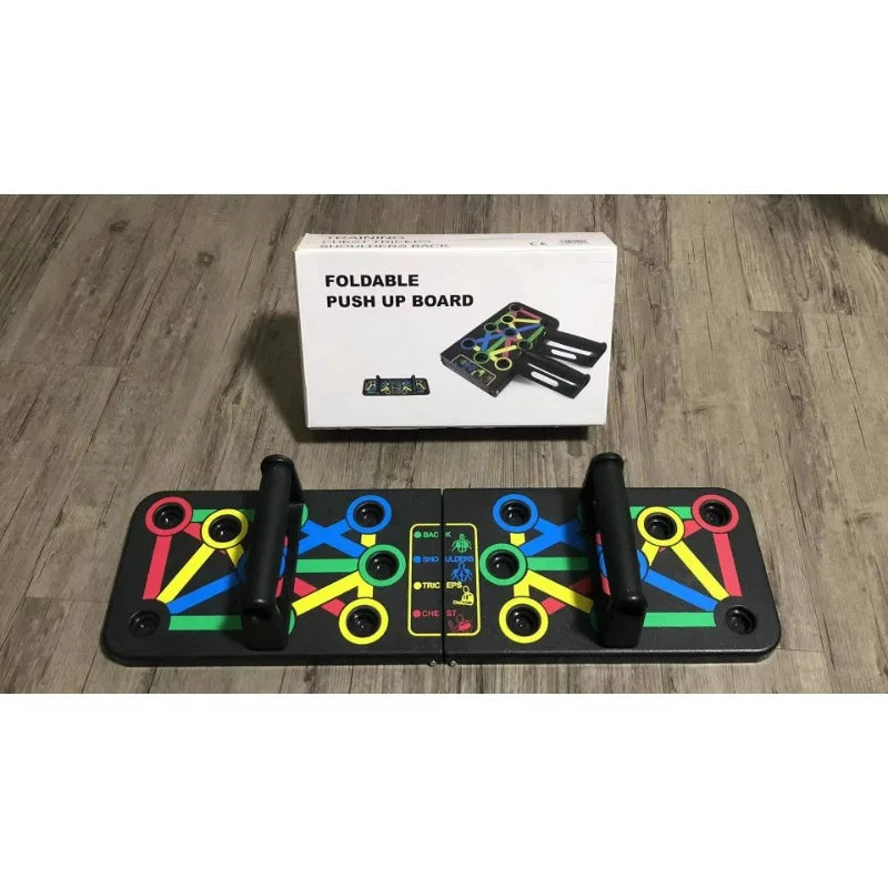 Système de Fitness Pliable et Station de Traction Polyvalente 2-en-1