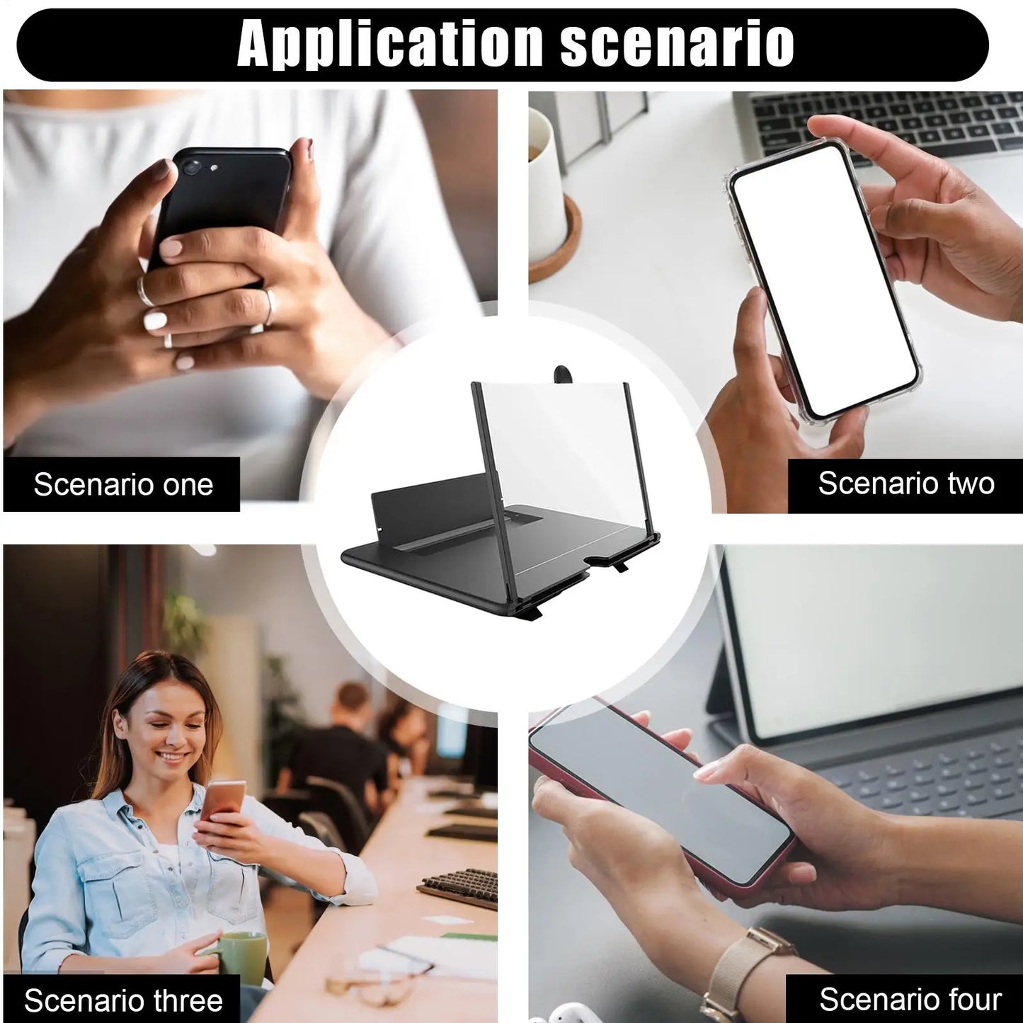 Amplificateur d'Écran HD Pliable pour Smartphone